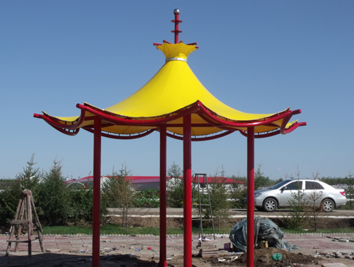 長春膜結(jié)構(gòu)設(shè)計：色彩艷麗，打造獨特景觀